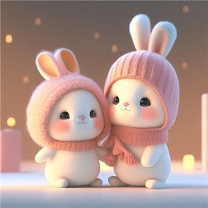 ​2023兔年头像！超火的可爱动漫卡通兔子头像