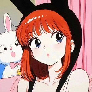 ​复古旧漫女头～你温柔有光