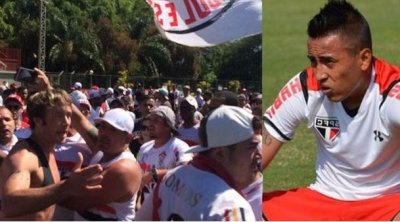 ​暴力再现，圣保罗球迷打断训练暴打球员