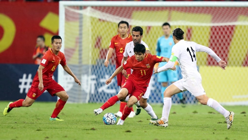 足球——世预赛：中国队对阵伊朗队