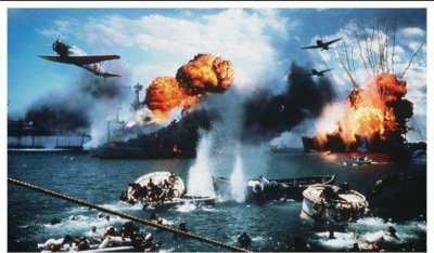 ​二战中，日军对珍珠港偷袭