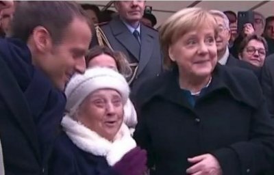 ​在法国被错认成马克龙夫人 默克尔忙澄清：我是德国总理