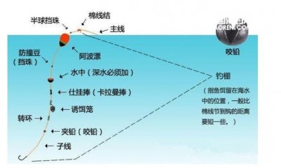 ​如何运用矶钓线组的组成及水中咬铅使用