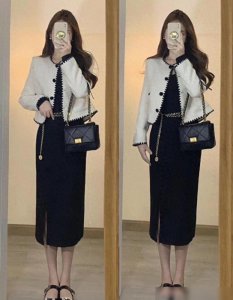 ​今年秋季“小香风”热度不减，这几套穿搭示范，供你参考借鉴