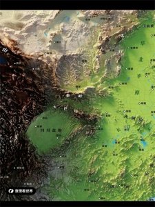 ​中国西部核心区（关中、汉中、川蜀）地形图一览（24图全集）
