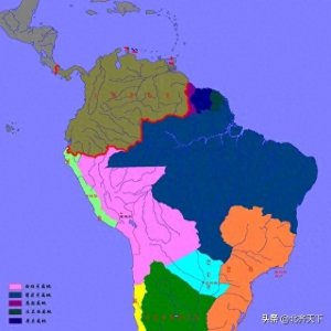 ​南美洲各民族极盛时期疆域版图