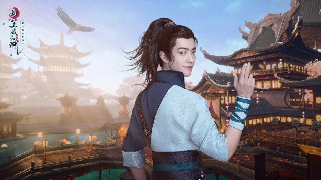 肖战令狐冲造型古风图，绝美壁纸get起来