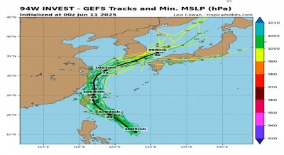 ​2号台风圣帕来了，双台风共舞，登陆海南岛