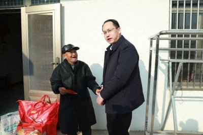 ​魏建一行来宝应山阳开展节前走访慰问活动